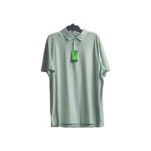 NWT IZOD Golf Swingflex Elite Men Short Sleeve Polo Shirt BirdsEgg Green Size XL